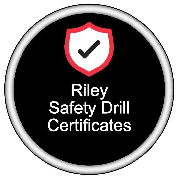 Link to Safety Drill Certificates for Riley