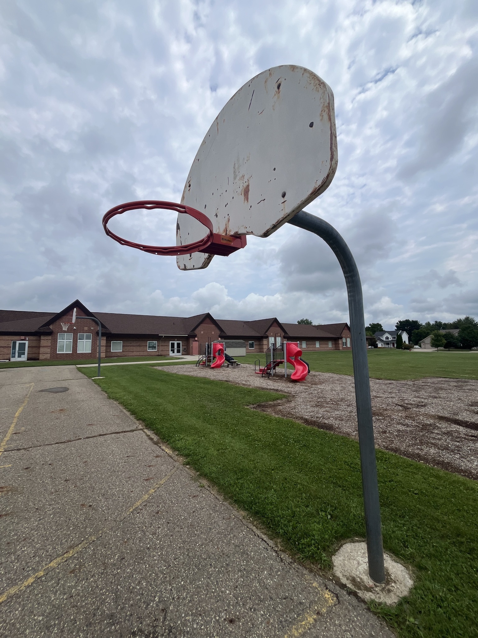 Outdated playground equipment