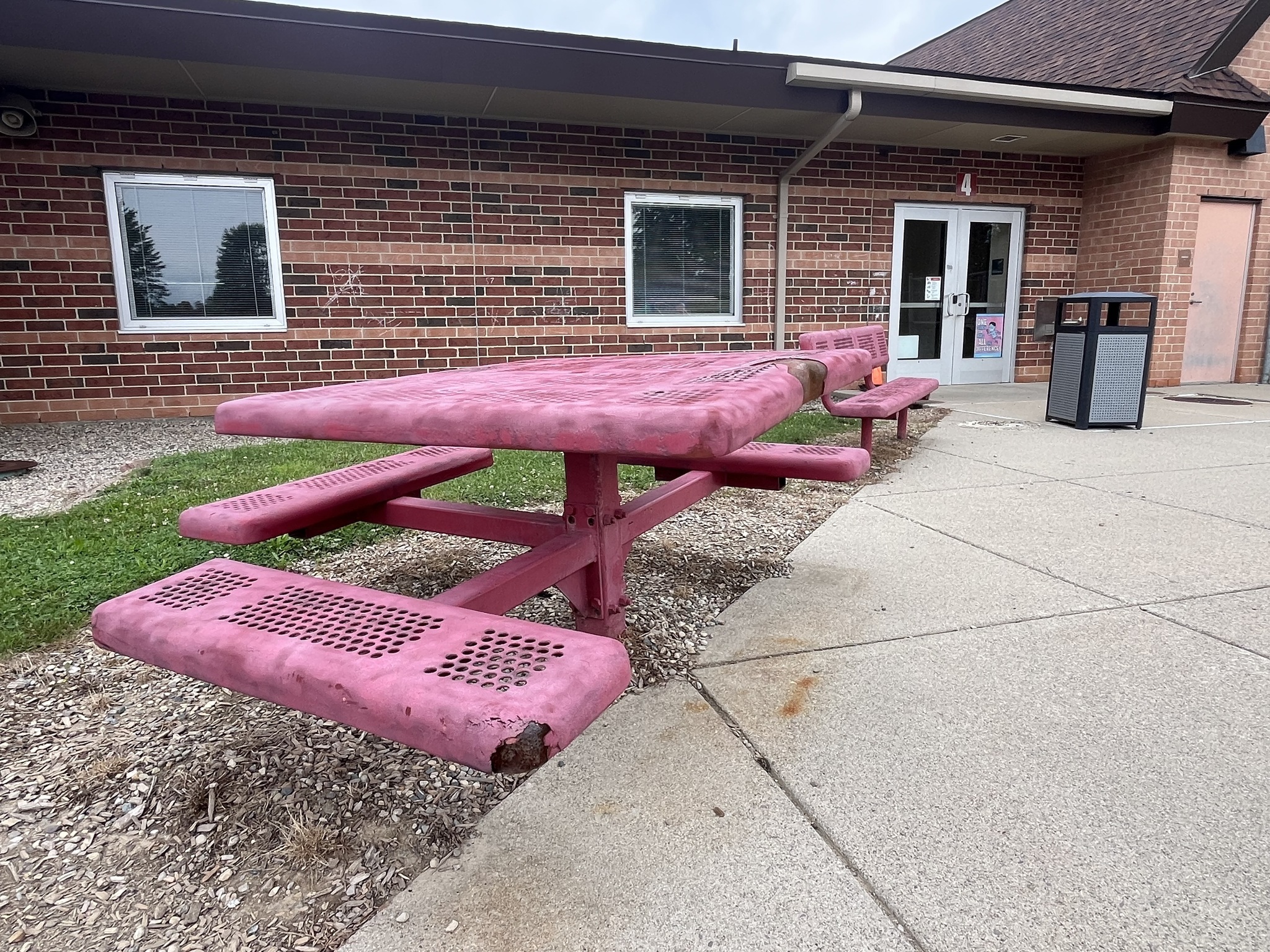 Outdated playground equipment