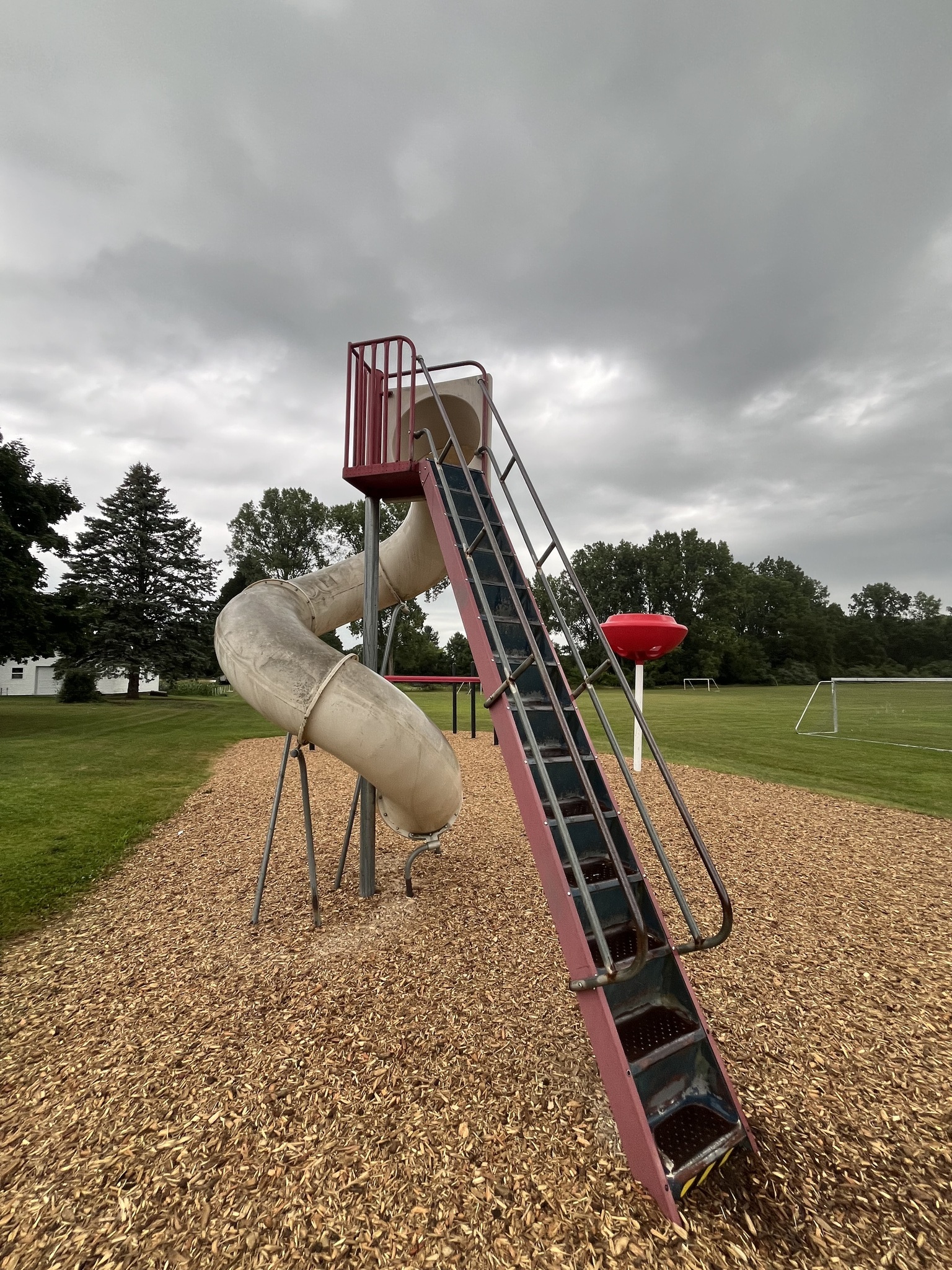 Aging playground equipment