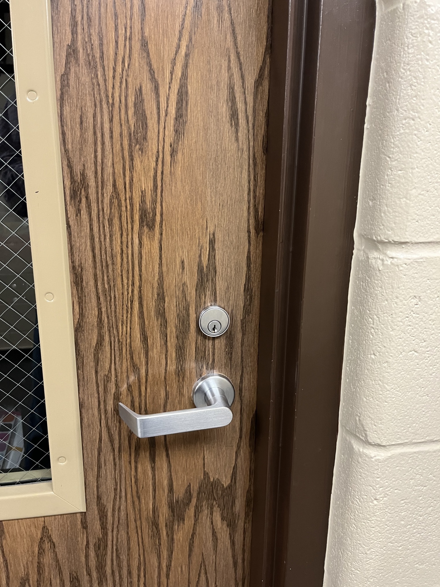 Outdated doors and locks