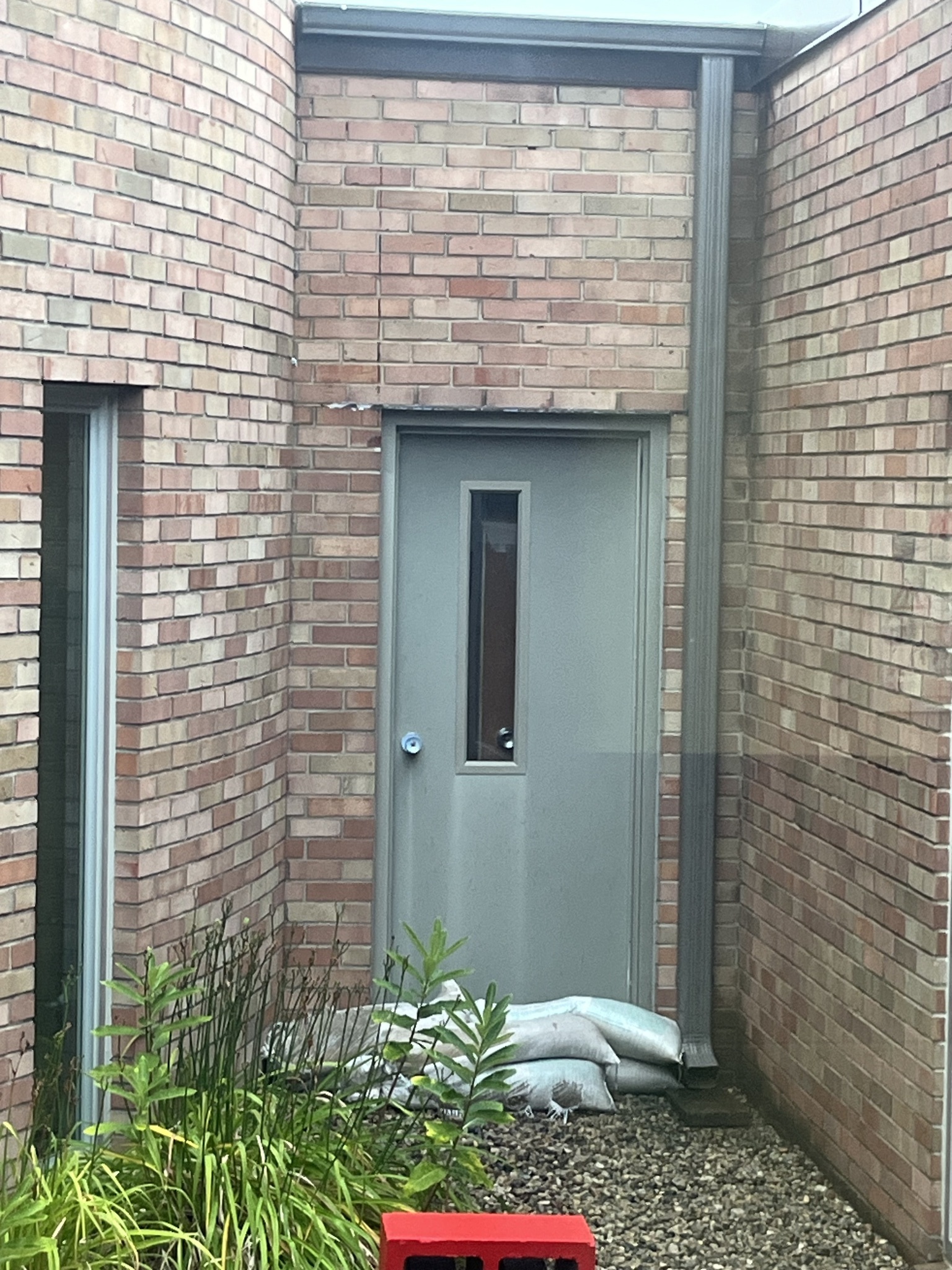 Courtyard flooding into Media Center