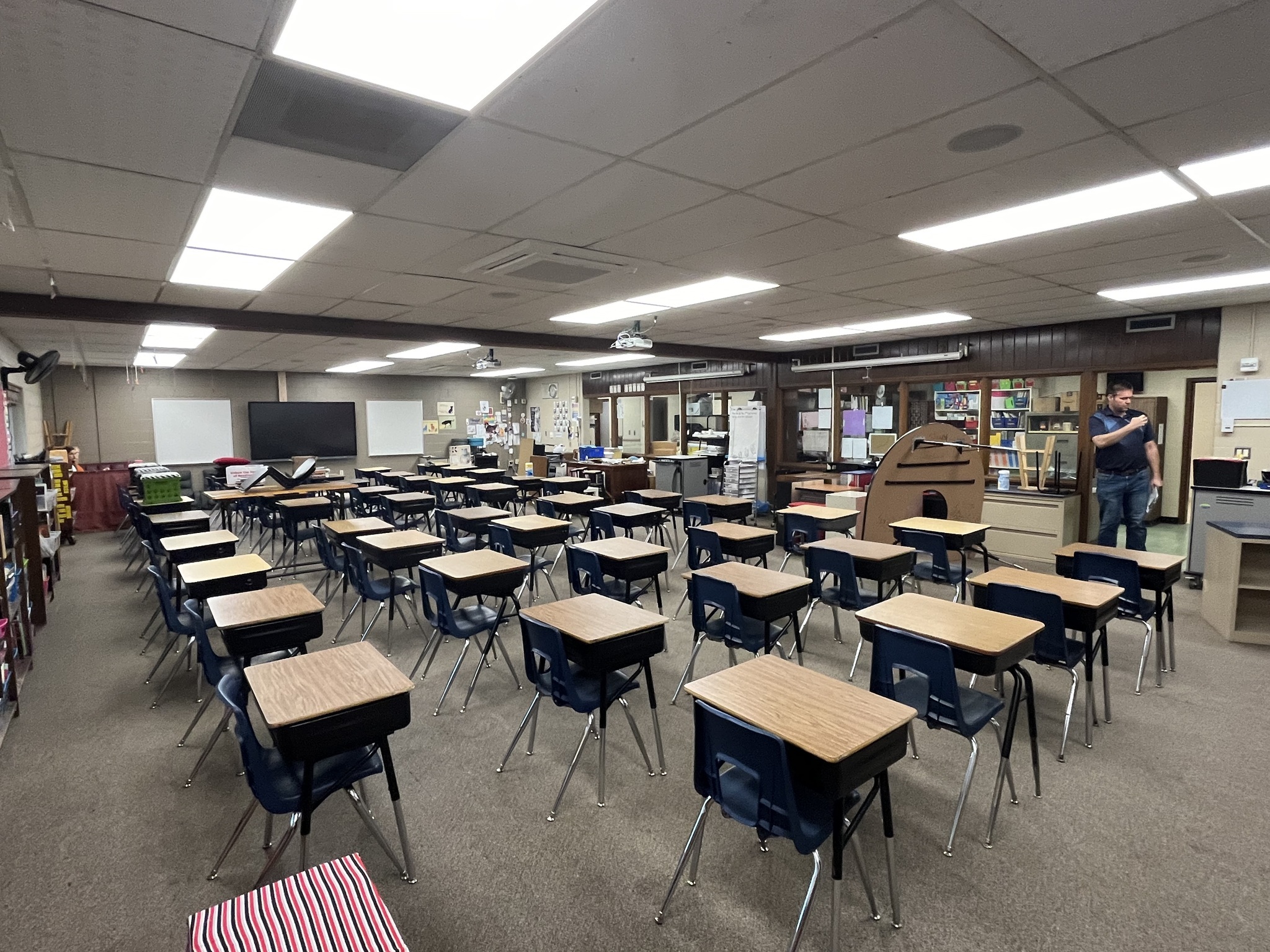 Aged, crowded learning environments