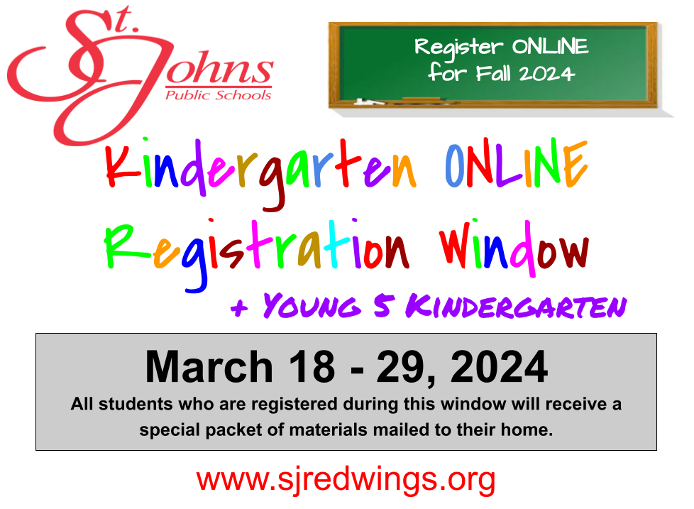 Kindergarten Registration Student Enrollment Our District St