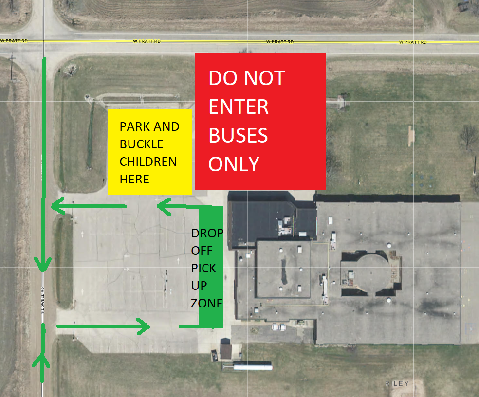 DROP OFF/PICK UP MAP